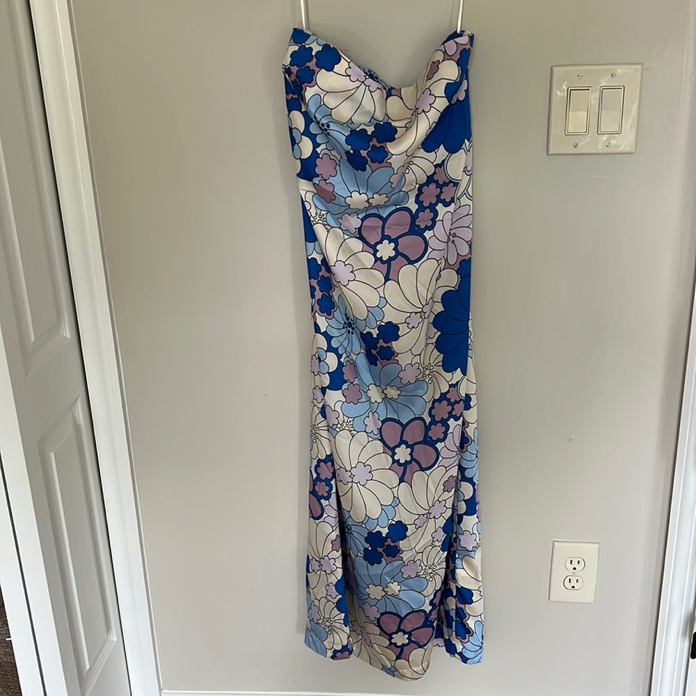 Zara midi slip dress